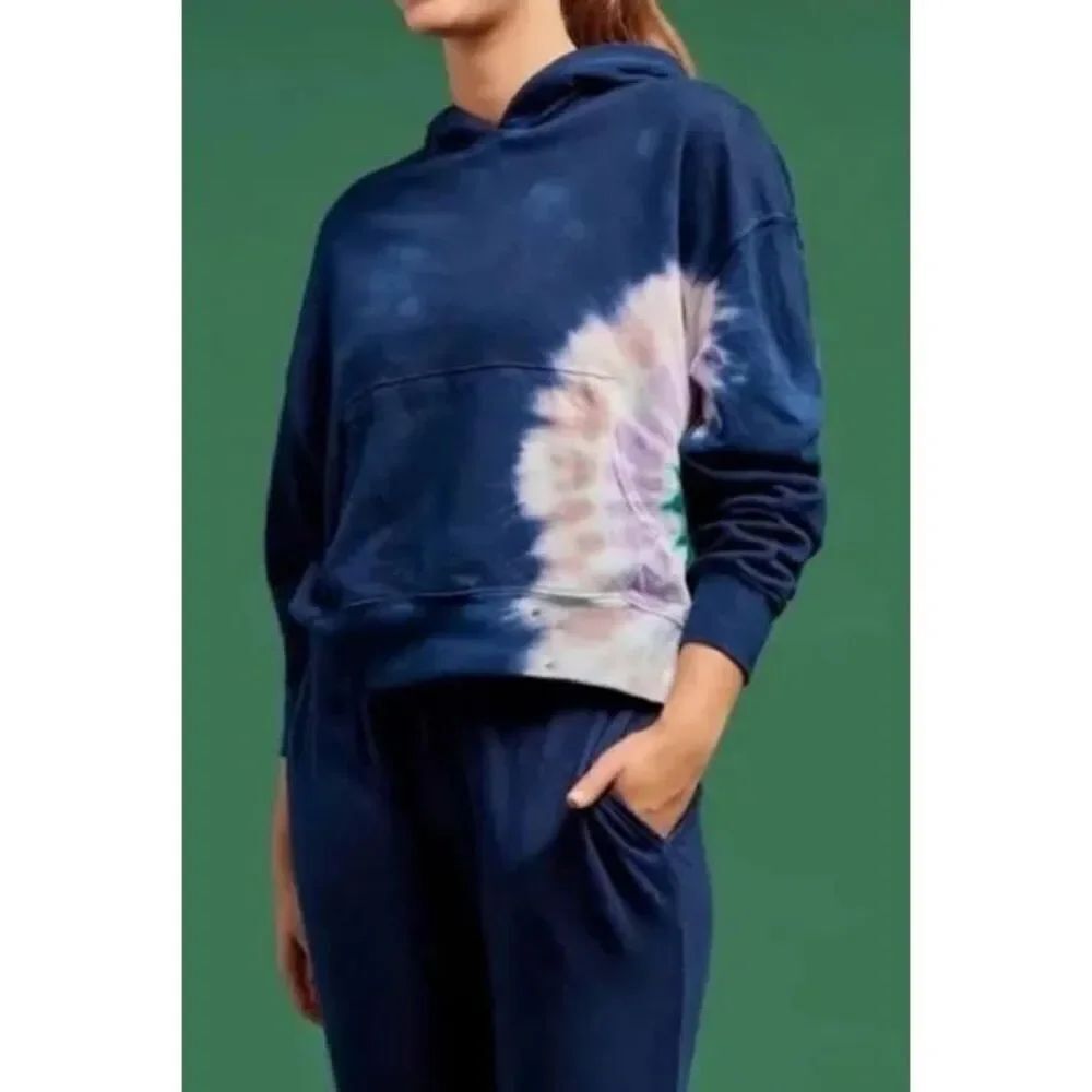 ✨Wildfox Women's French Terry Relaxed Fit Tie-Dye Sz Medium Hoodie✨